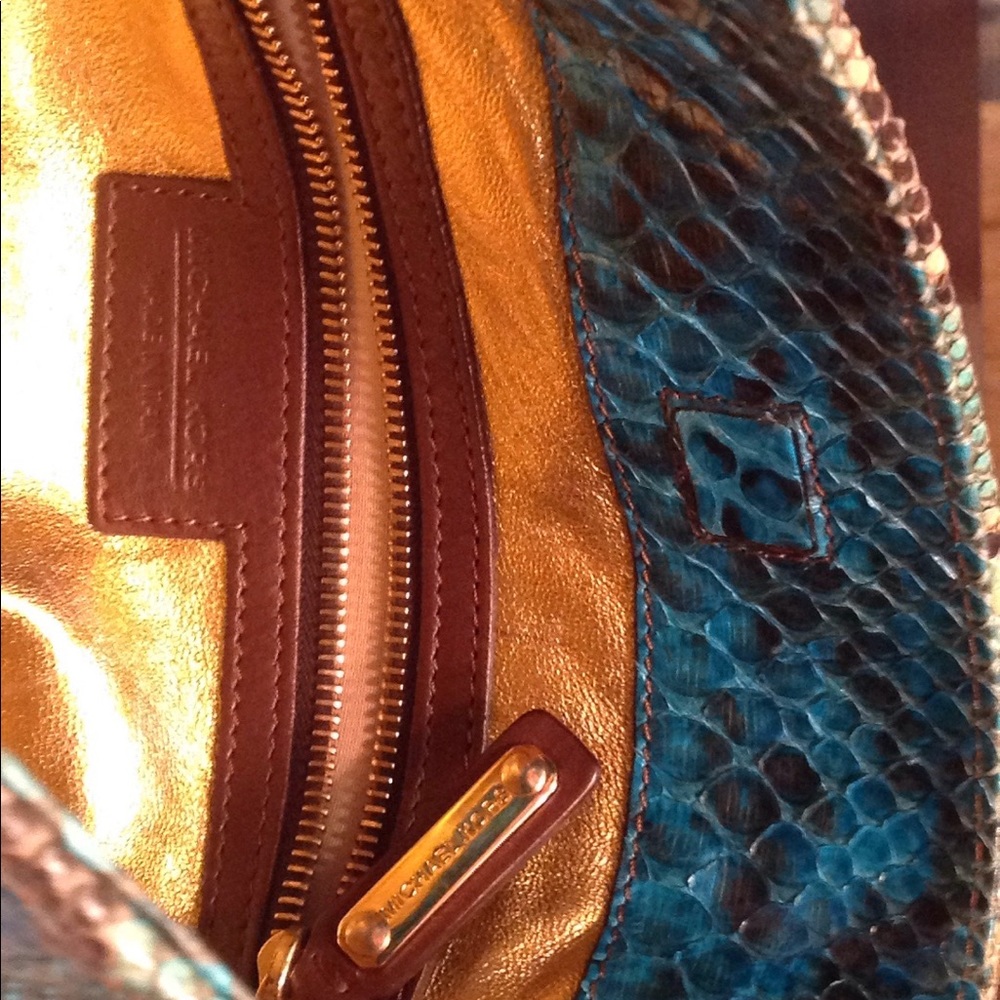 Michael Kors Aqua Python Purse - image 5